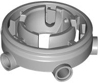 Technic Turntable / Swashplate 5 x 5 Top with 5 Pin Holes