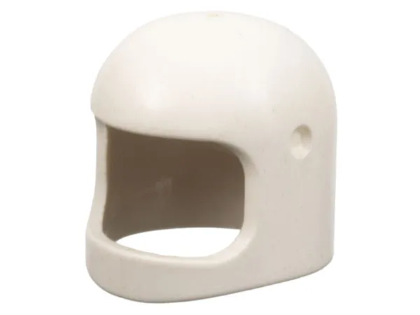 Minifigure, Headgear Helmet Space / Town with Thin Chin Strap - with Visor Dimples