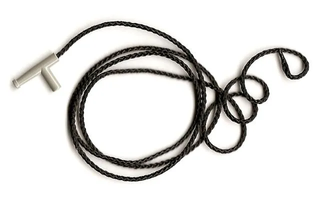 Minifigure, Utensil Hose Nozzle Simple with 72L Black String