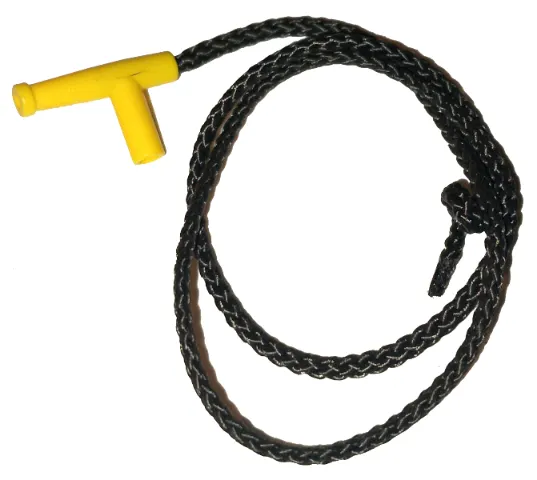 Minifigure, Utensil Hose Nozzle Simple with 35L Black String