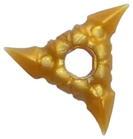 Minifigure, Weapon Shuriken Throwing Star with Textured Grips