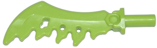 Minifigure, Weapon Sword, Serrated