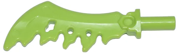 Minifigure, Weapon Sword, Serrated