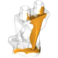 Lower Body, Ghost with Marbled Bright Light Orange Pattern