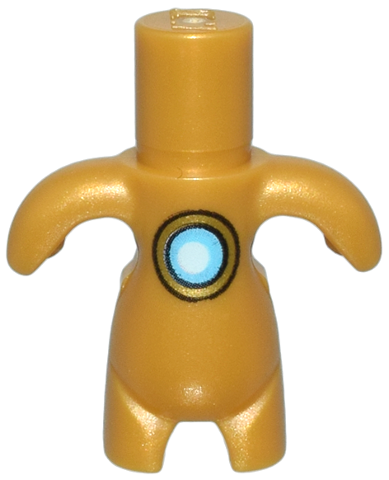 Body, Dreamzzz Creature / Dreamling with Medium Azure and White Circle with Gold and Black Outline Pattern