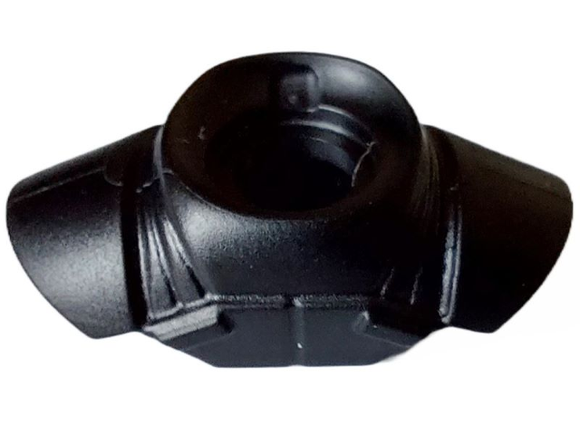 Minifigure Armor Shoulder Pads Rounded with Neck Protection Smooth and Clip on Back