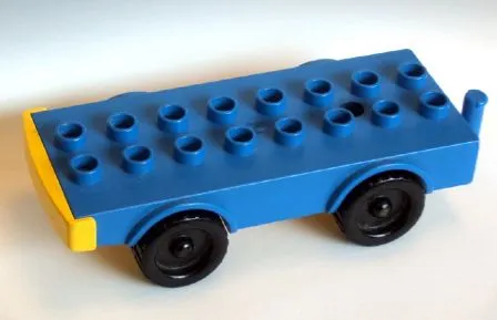 Duplo Truck Base with Four Wheels and 2 x 8 Studs