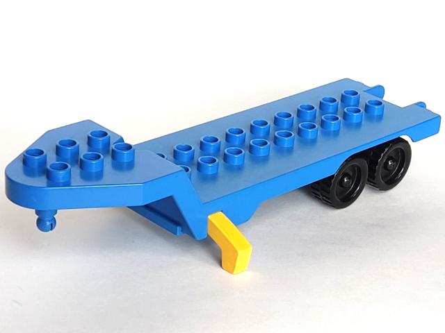 Duplo Trailer Flatbed 4 x 13 with Black Wheels