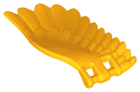 Wing 4 x 7 Right with Feathers and Bar Handles