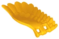 Wing 4 x 7 Right with Feathers and Bar Handles