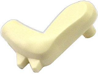 Dinosaur Leg Small (Front) with Pin and 2 Elbow Spikes - Left