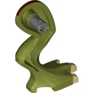 Dinosaur Leg Large (Rear) Stygimoloch Left with Pin, Tan Claws and Dark Brown Blotch Pattern