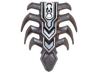 Bionicle Spine Armor with 8 Ribs