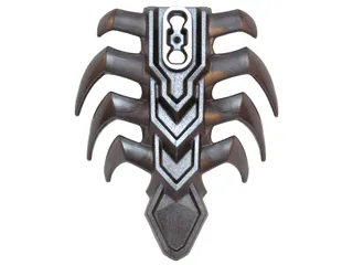 Bionicle Spine Armor with 8 Ribs