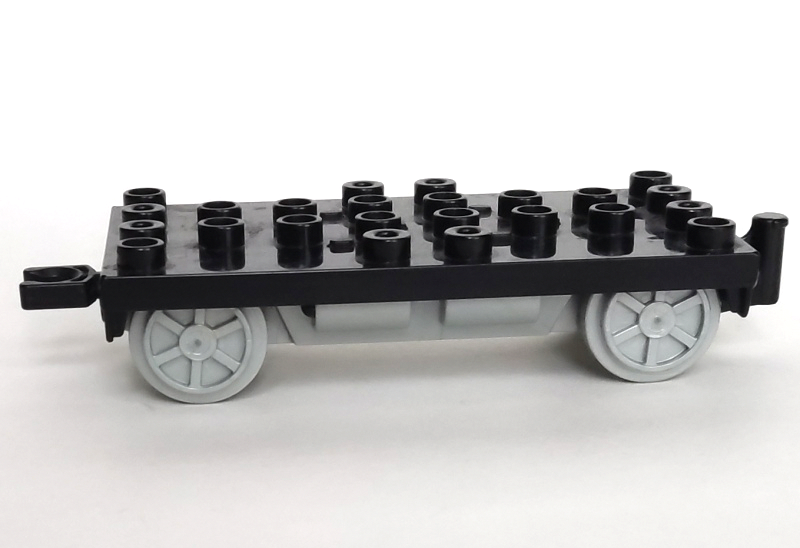 Duplo, Train Base 4 x 8 Intelli-Train with Battery Compartment and Pearl Light Gray Base and Wheels