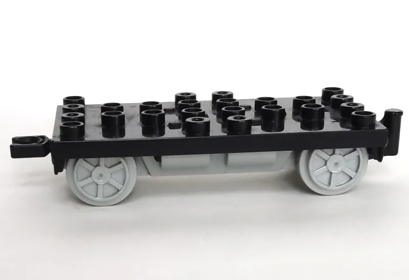 Duplo, Train Base 4 x 8 Intelli-Train with Battery Compartment and Pearl Light Gray Base and Wheels
