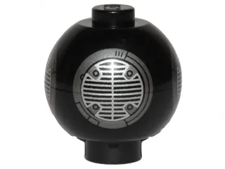 Brick, Round 2 x 2 Sphere with Stud / Robot Body with SW BB-9E Droid Pattern