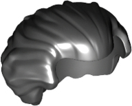 Minifigure, Hair Swept Back with Widow's Peak, Chin Length and Bushy in Back