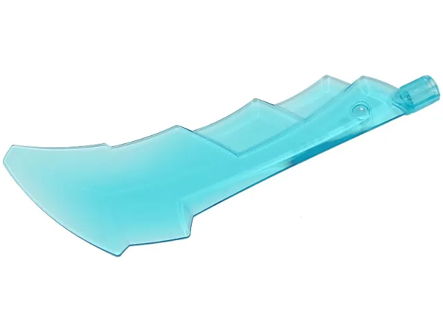 Large Figure Weapon, Blade Serrated with Axle Hole