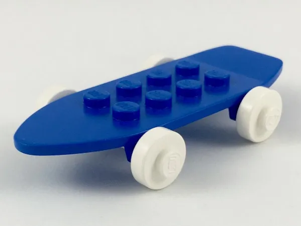 Fabuland Skateboard with White Wheels