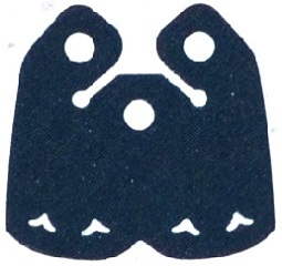 Mini Doll, Cape Cloth, Friends, 2 Bottom Curves, Short with 3 Small Top Holes and Heart Shaped Holes