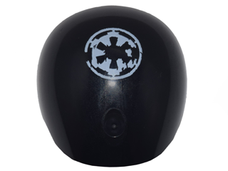 Large Figure Armor, Round, Smooth with SW Imperial Logo Weathered Pattern