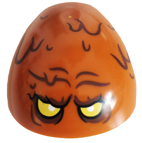 Large Figure Armor, Round, Smooth with Clayface Face Pattern