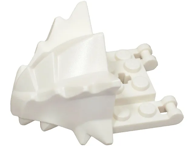 Dragon Head (Ninjago) Jaw with Spikes, 8 Studs and 2 Bar Handles on Back