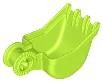 Duplo Digger Bucket, Small with Locking Ring - 4 teeth