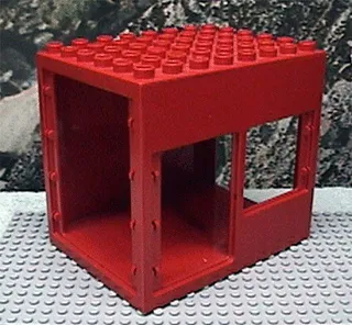 Duplo Building 6 x 8 x 6 Drive Through with Door and Window Openings