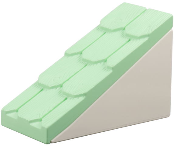 Duplo Roof Sloped 33 2 x 4 with Shingles Profile and White Base