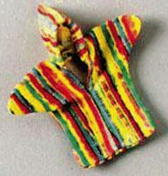 Scala, Clothes Baby Jacket with Hood and Rainbow Pattern