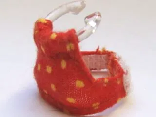 Scala, Clothes Female Halter Top with Tran-Clear Clip and Yellow Dots Pattern