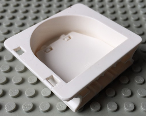 Duplo Door / Window Pane Mailbox 1 x 4 x 3 Raised with Flap