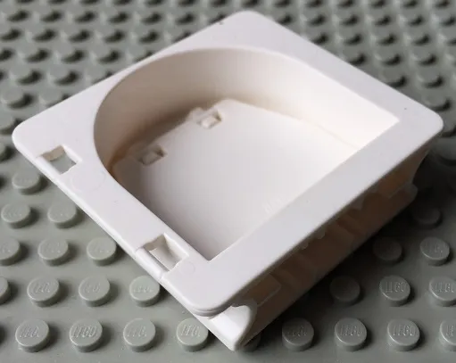 Duplo Door / Window Pane Mailbox 1 x 4 x 3 Raised with Flap