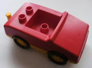Duplo Car with 1 x 2 Studs, 1 Stud in Cab