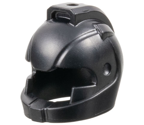 Minifigure, Headgear Helmet Space with Air Intakes and Hole on Top