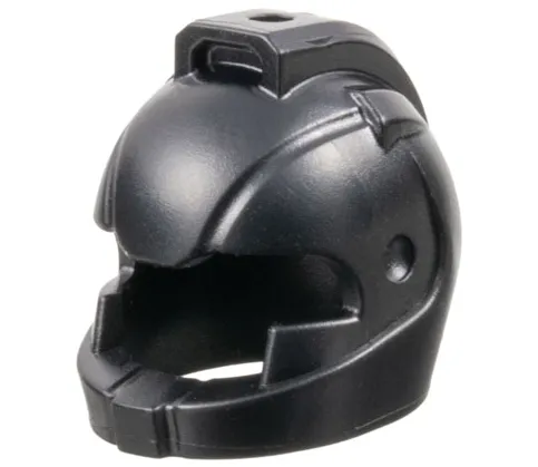 Minifigure, Headgear Helmet Space with Air Intakes and Hole on Top