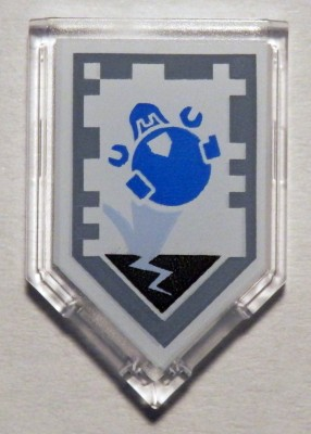 Tile, Modified 2 x 3 Pentagonal with Nexo Power Shield Pattern - Loadmaster