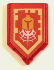 Tile, Modified 2 x 3 Pentagonal with Nexo Power Shield Pattern - Commanding Shout