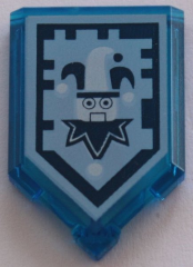 Tile, Modified 2 x 3 Pentagonal with Nexo Power Shield Pattern - Sir Tauntalot