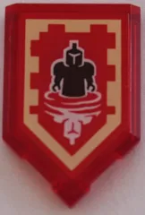 Tile, Modified 2 x 3 Pentagonal with Nexo Power Shield Pattern - Mirror Me