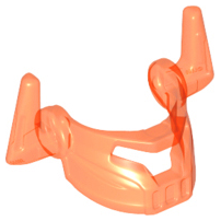 Minifigure, Visor with T Slit Wide and Horns on Sides