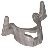 Minifigure, Visor with T Slit Wide and Horns on Sides