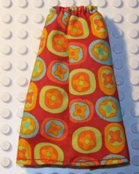 Scala, Clothes Female Skirt Long with Lime, Orange, and Light Orange Scala Flowers Pattern