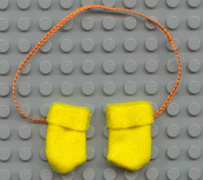 Scala, Clothes Female Mittens on Orange String