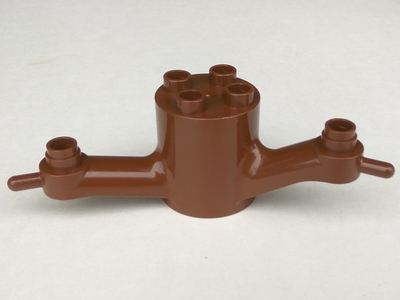 Duplo, Plant Tree Trunk Segment with Branches, Round