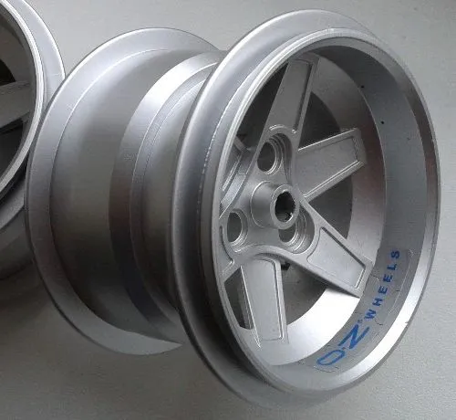 Wheel 62mm D. x 46mm Technic Racing Large with 2x 'OZ WHEELS' Pattern (Stickers) - Set 8461