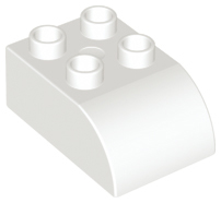 Duplo, Brick 2 x 3 Slope Curved