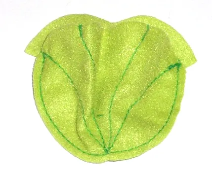 Belville Cloth Pouch, Leaf